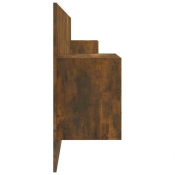 Bettkopfteil mit Nachttischen Räuchereiche Holzwerkstoff