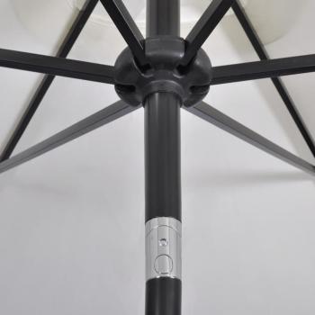 Sonnenschirm 200 x 300 cm Sandweiß rechteckig