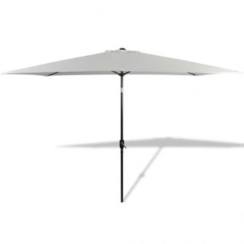 Sonnenschirm 200 x 300 cm Sandweiß rechteckig