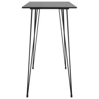 Bartisch Schwarz 120x60x105 cm