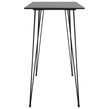 Bartisch Schwarz 120x60x105 cm