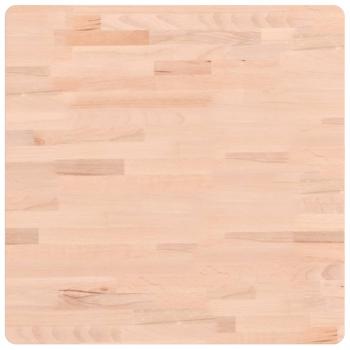 Tischplatte 60x60x1,5 cm Quadratisch Massivholz Buche