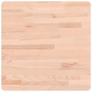 Tischplatte 50x50x2,5 cm Quadratisch Massivholz Buche