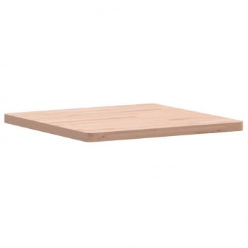 Tischplatte 50x50x2,5 cm Quadratisch Massivholz Buche