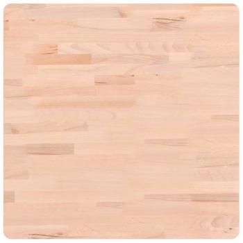 Tischplatte 60x60x2,5 cm Quadratisch Massivholz Buche