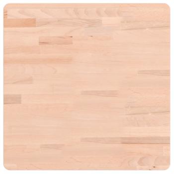 Tischplatte 50x50x4 cm Quadratisch Massivholz Buche