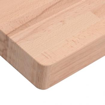 Tischplatte 90x90x4 cm Quadratisch Massivholz Buche