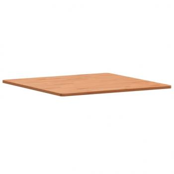 Tischplatte 70x70x1,5 cm Quadratisch Massivholz Buche