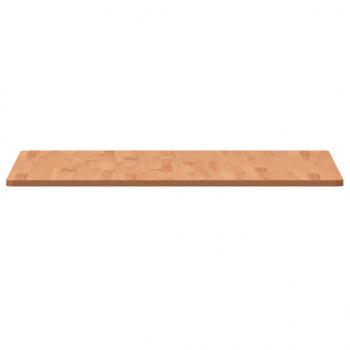 Tischplatte 80x80x1,5 cm Quadratisch Massivholz Buche