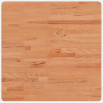 Tischplatte 60x60x4 cm Quadratisch Massivholz Buche