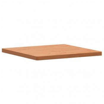 Tischplatte 80x80x4 cm Quadratisch Massivholz Buche