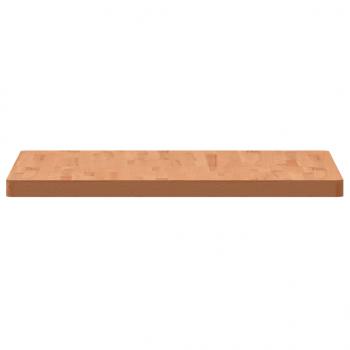 Tischplatte 80x80x4 cm Quadratisch Massivholz Buche