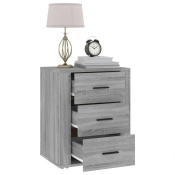Nachttisch Grau Sonoma 50x36x60 cm Holzwerkstoff