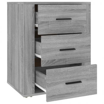 Nachttisch Grau Sonoma 50x36x60 cm Holzwerkstoff