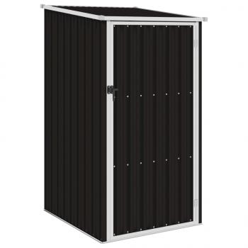 ARDEBO.de - Gerätehaus Braun 87x98x159 cm Verzinkter Stahl  