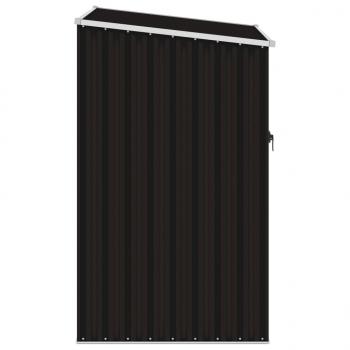Gerätehaus Braun 87x98x159 cm Verzinkter Stahl  