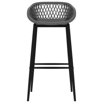 Barhocker 2 Stk. Grau