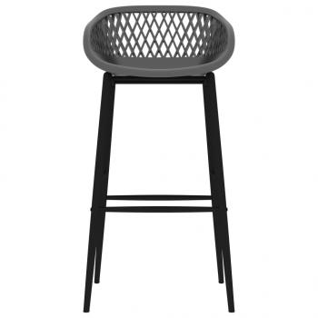 Barhocker 2 Stk. Grau