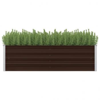 ARDEBO.de - Garten-Hochbeet Braun 160 x 40 x 45 cm Verzinkter Stahl