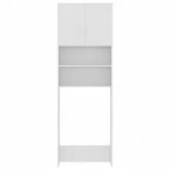 Waschmaschinenschrank-Set Weiß Holzwerkstoff