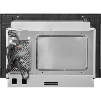 Exquisit EMW1770-G-D-030 Einbau Mikrowelle, 59,5 cm breit, 17L, Grill, Timer, Schwarz Glas