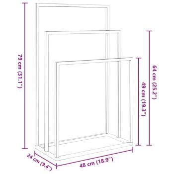 Handtuchständer Golden 48x24x79 cm Eisen