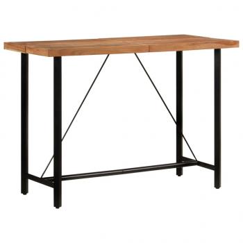 ARDEBO.de - Bartisch 150x70x107 cm Massivholz Akazie und Eisen
