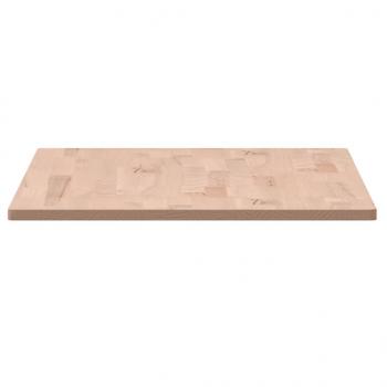 Tischplatte 80x40x1,5 cm Rechteckig Massivholz Buche