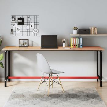 ARDEBO.de - Schreibtischplatte 220x55x2,5 cm Massivholz Buche
