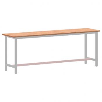 Werkbankplatte 220x55x2,5 cm Massivholz Buche