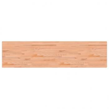 Werkbank 220x55x81,5 cm Massivholz Buche und Metall