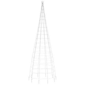 LED-Weihnachtsbaum für Fahnenmast 550 LEDs Warmweiß 300 cm