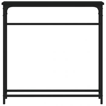 Konsolentisch Schwarz 75x19,5x75 cm Holzwerkstoff