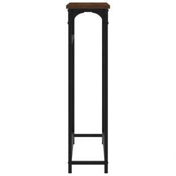 Konsolentisch Braun Eichen-Optik 75x19,5x75 cm Holzwerkstoff