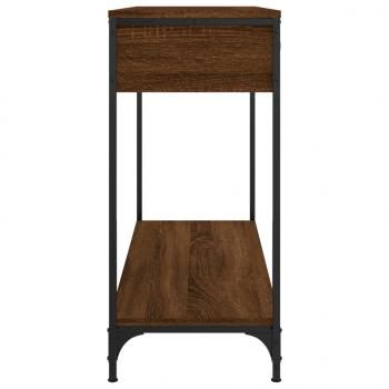 Konsolentisch Braun Eichen-Optik 100x34,5x75 cm Holzwerkstoff