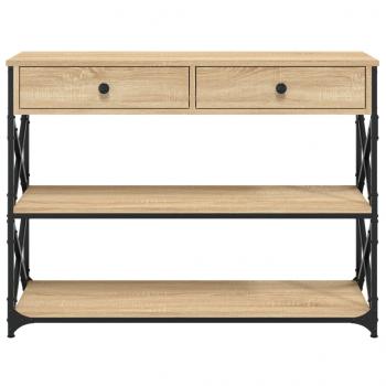 Konsolentisch Sonoma-Eiche 100x28x75 cm Holzwerkstoff
