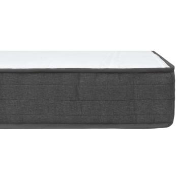 Boxspringbett Dunkelgrau Stoff 120x200 cm
