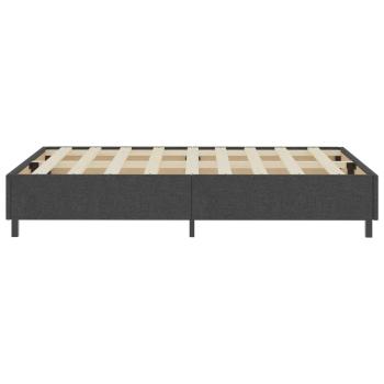 Boxspringbett Dunkelgrau Stoff 120x200 cm