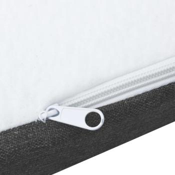 Boxspringbett Dunkelgrau Stoff 140x200 cm