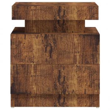 Nachttisch Räuchereiche 45x35x52 cm Holzwerkstoff