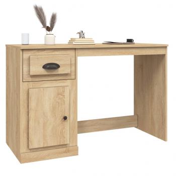 Schreibtisch mit Schublade Sonoma-Eiche 115x50x75 cm 