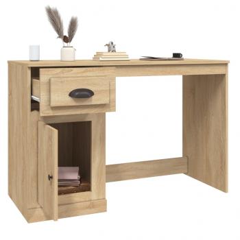 Schreibtisch mit Schublade Sonoma-Eiche 115x50x75 cm 