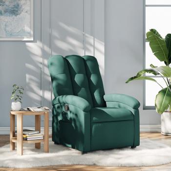 ARDEBO.de - Relaxsessel Dunkelgrün Stoff