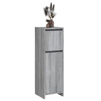 Badschrank Grau Sonoma 30x30x95 cm Holzwerkstoff