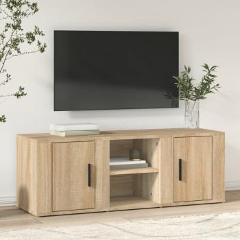 ARDEBO.de - TV-Schrank Sonoma-Eiche 100x31,5x35 cm Holzwerkstoff