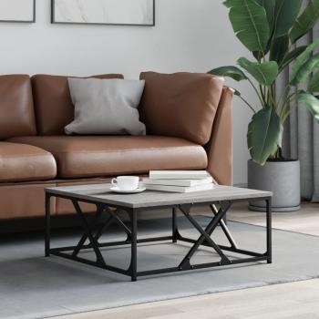ARDEBO.de - Couchtisch Grau Sonoma 70x70x30 cm Holzwerkstoff