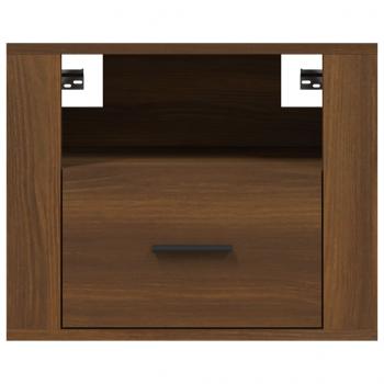 Wand-Nachttische 2 Stk. Braun Eichen-Optik 50x36x40 cm