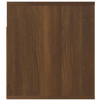 Wand-Nachttische 2 Stk. Braun Eichen-Optik 50x36x40 cm