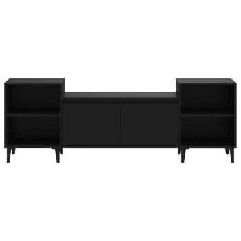 TV-Schrank Schwarz 160x35x55 cm Holzwerkstoff