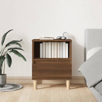 Nachttische 2 Stk. Braun Eichen-Optik 40x35x50 cm
